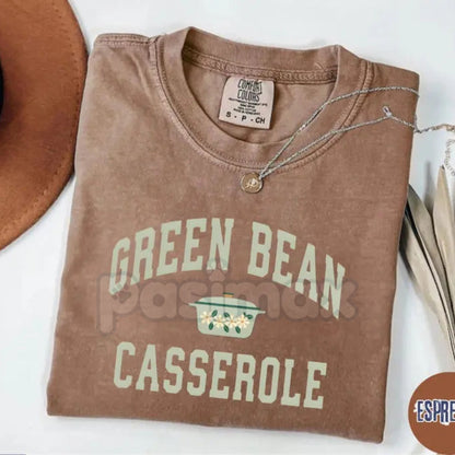 Comfort Colors® 'Team Green Bean Casserole' T-Shirt – Funny Thanksgiving Side Dish Tee, Cozy Foodie Fan Apparel