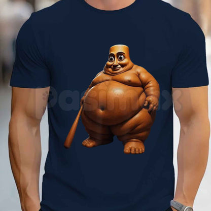 Tung Tung Tung Sahur Fat Meme T-Shirt – Viral Internet Humor Unisex Cotton Tee
