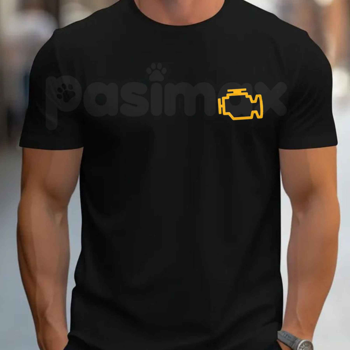 Pure Check Engine Light T-Shirt – Funny Car Mechanic Automotive Unisex Graphic Tee