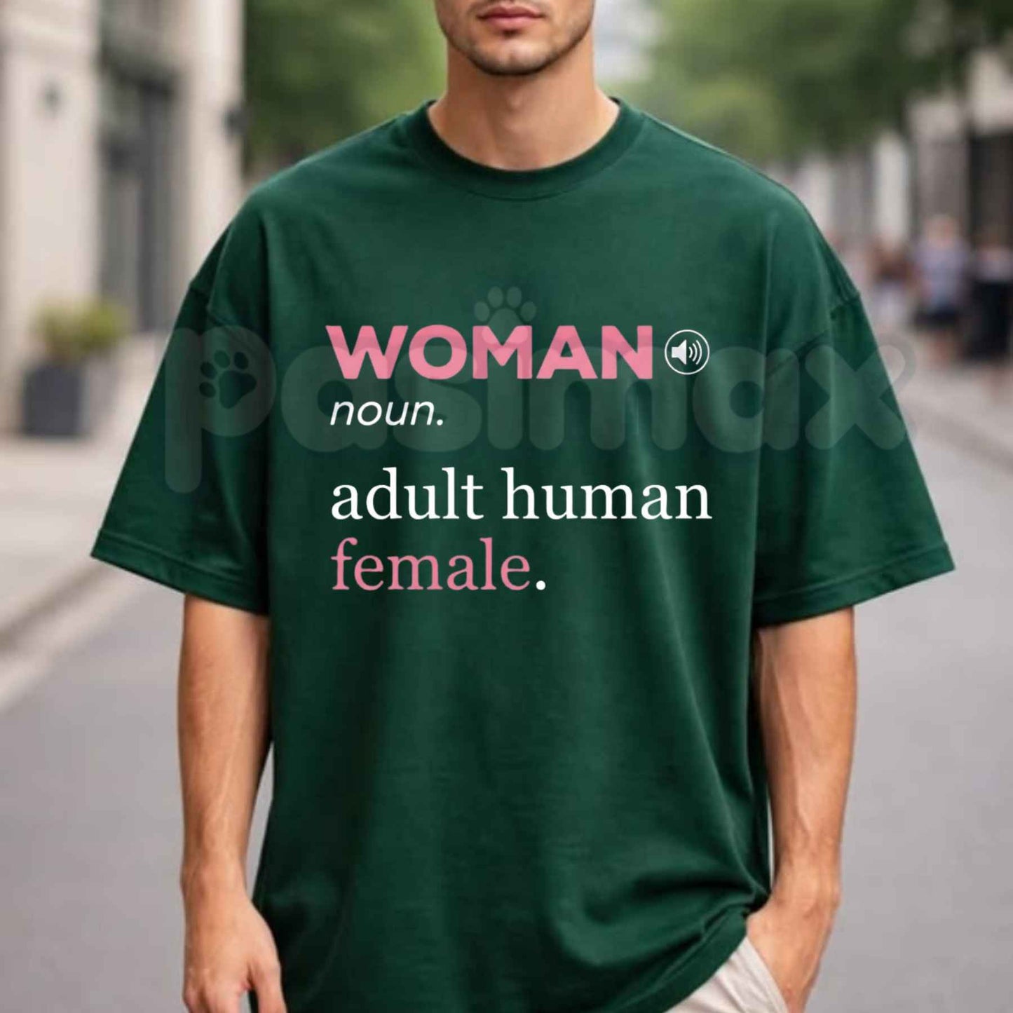 Woman Adult Human Female T-Shirt – Dictionary Definition Graphic Unisex Cotton Tee
