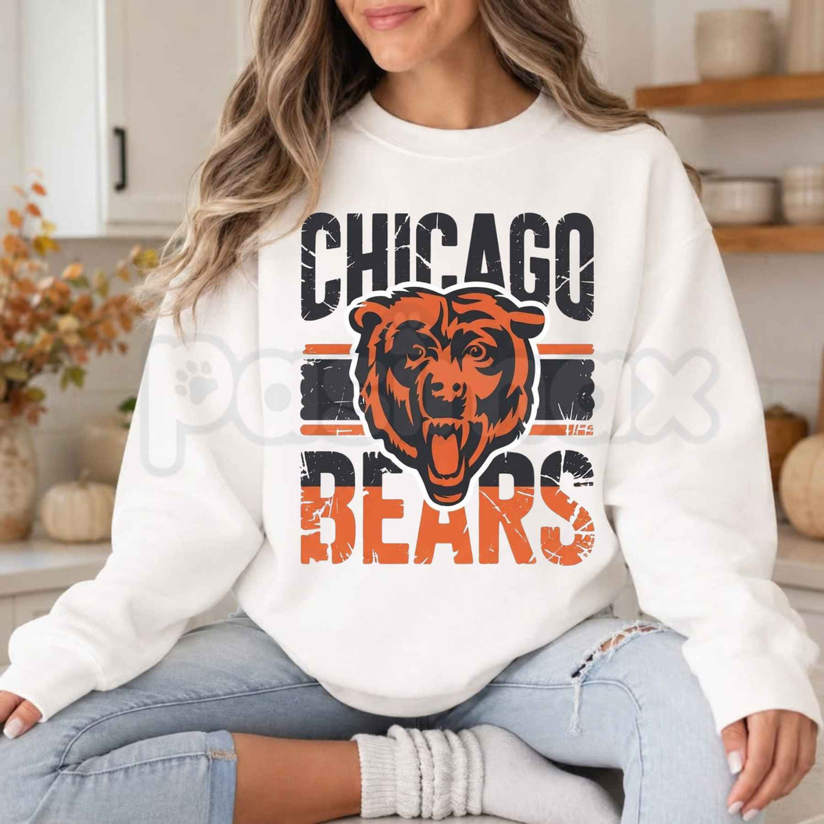 Chicago Bears Football Sweatshirt | Retro Gridiron Game Day Crewneck