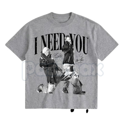 "I Need You" K-POP World Tour 2026 T-Shirt – Official Style Concert Graphic Tee, Premium 100% Cotton Global Idol Fan Top, Soft Lived-In Heavyweight Tour Merch Souvenir Shirt, Made in USA