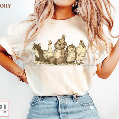 Comfort Colors® Wilderness Bear T-Shirt – Retro 90s Forest Life Graphic Tee, Aesthetic Grizzly Cub Top, National Park Inspired Nature Lover Gift