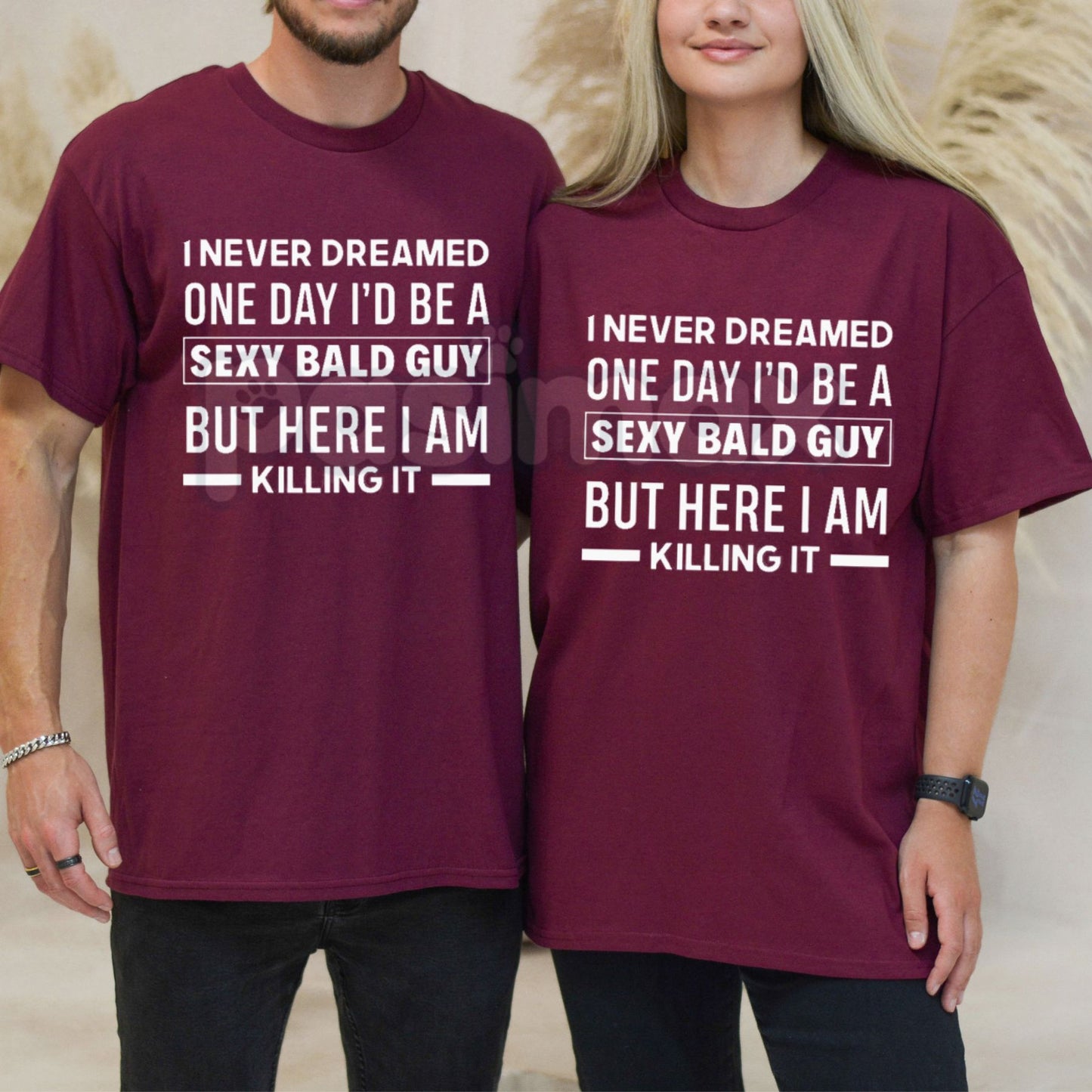 "Sexy Bald Guy" Definition T-Shirt - Funny Gift for Bald Men, Sarcastic Chrome Dome Graphic Tee, Modern Men’s Grooming Humor Shirt, Bold & Bald Statement Apparel