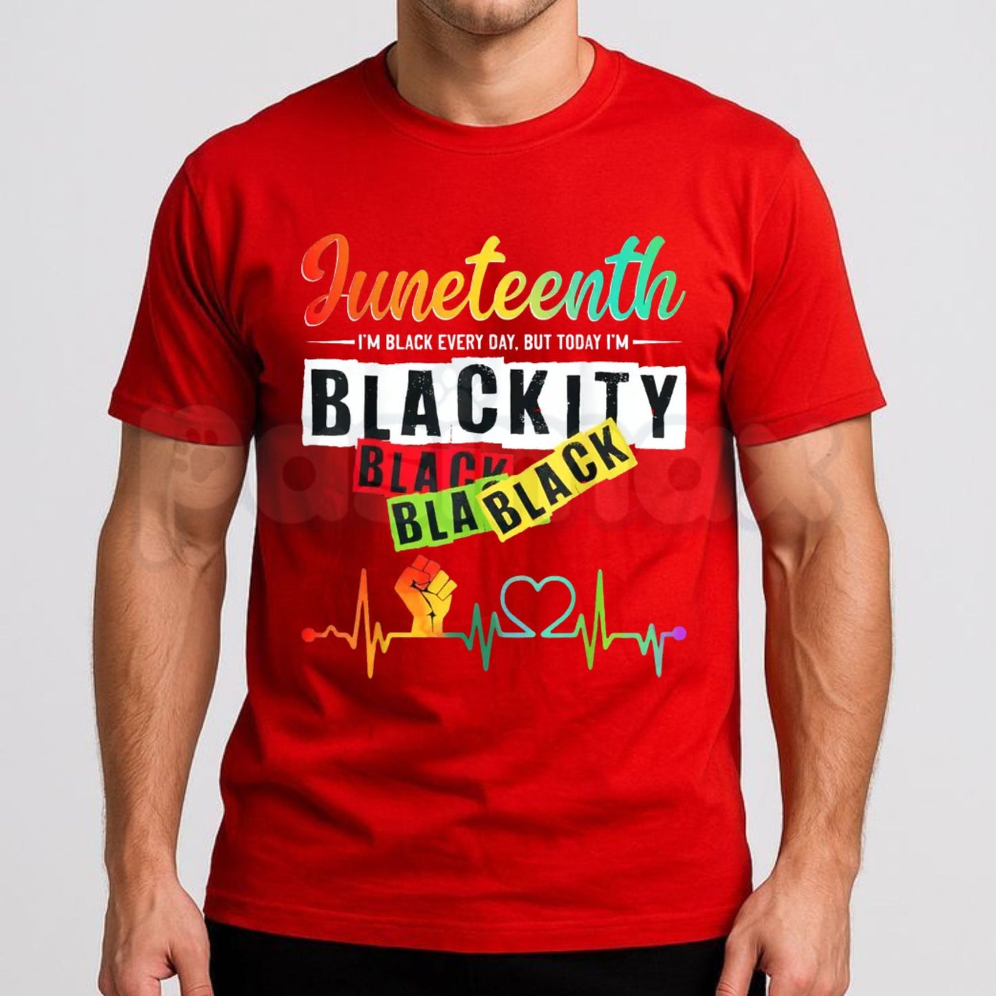 Funny "Blackity Black" Juneteenth T-Shirt – Unapologetic Black History Freedom Celebration Novelty Graphic Tee