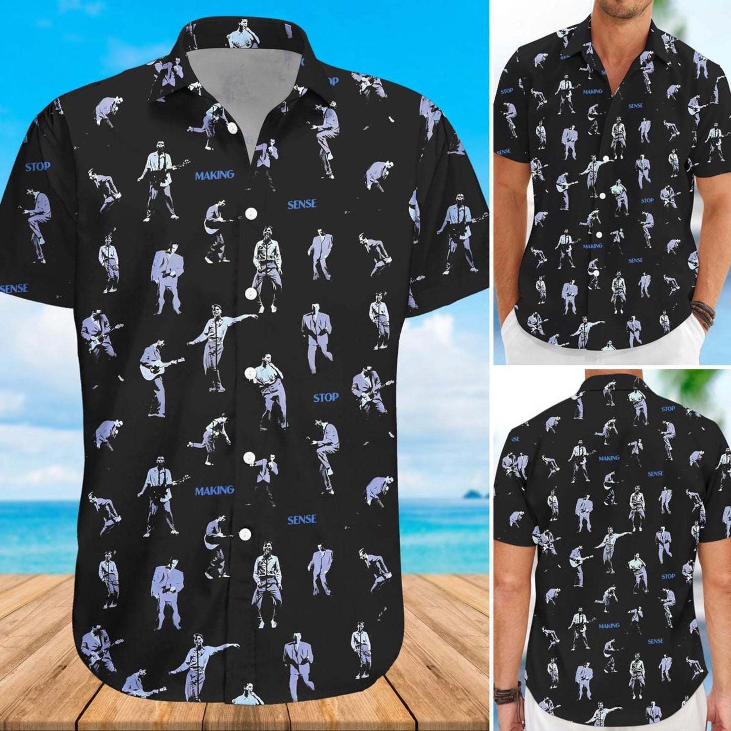 Stop Making Sense Hawaiian Shirt for Men – Premium 3D Aloha Shirt
