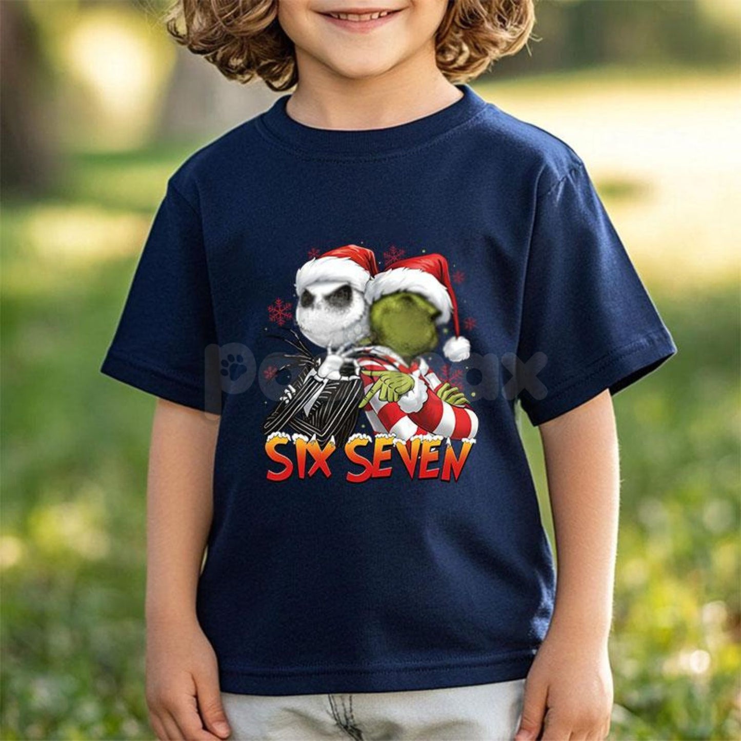 Six Seven Christmas Meme Shirt – Funny Viral 67 Xmas T-Shirt, Holiday Humor Gift Tee