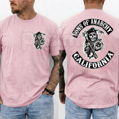 SOA Vintage Biker Graphic Tee – Jax Teller Retro Motorcycle Club Unisex Fan T-Shirt