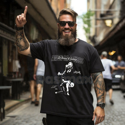 Detroit's Dynamic Duo T-Shirt - Gibbs & St. Brown Vintage 90s Throwback Tee, Star Player Football Fan Gear, NFL Collectible Apparel