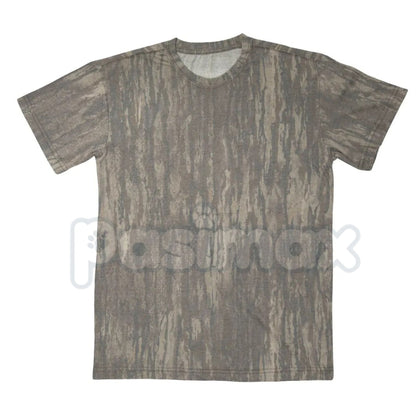 The Mad Hatter Camo Blank T-Shirt - Premium Camouflage Graphic Tee Base, Customizable Streetwear Blank