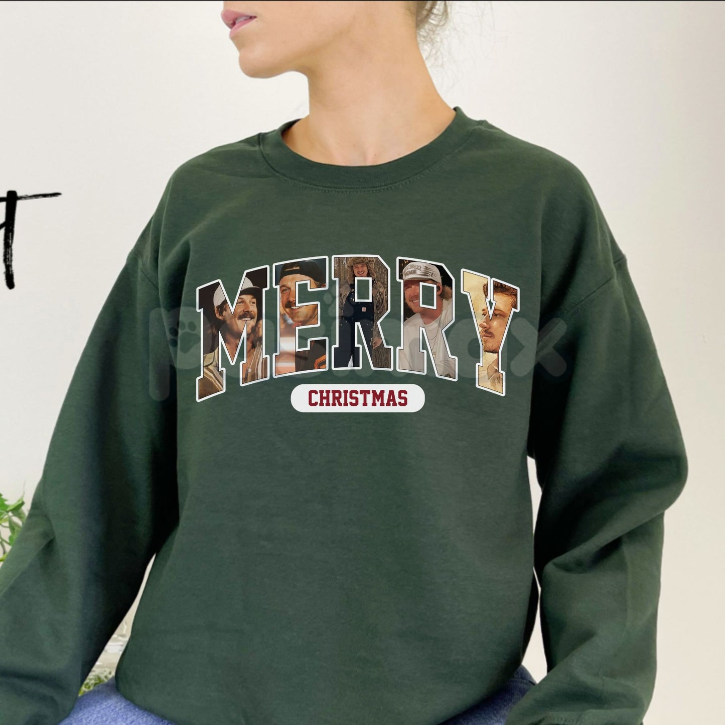Morgan Wallen MERRY Christmas Sweatshirt | Country Music Holiday Crewneck | Last Night's Look Festive Jumper | Wallen Fan Gift