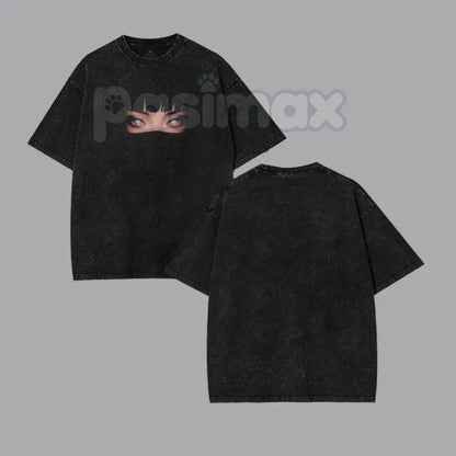 Hinata Hyuga Naruto Double Printed Vintage Washed Tee – Byakugan Princess Retro Anime Streetwear