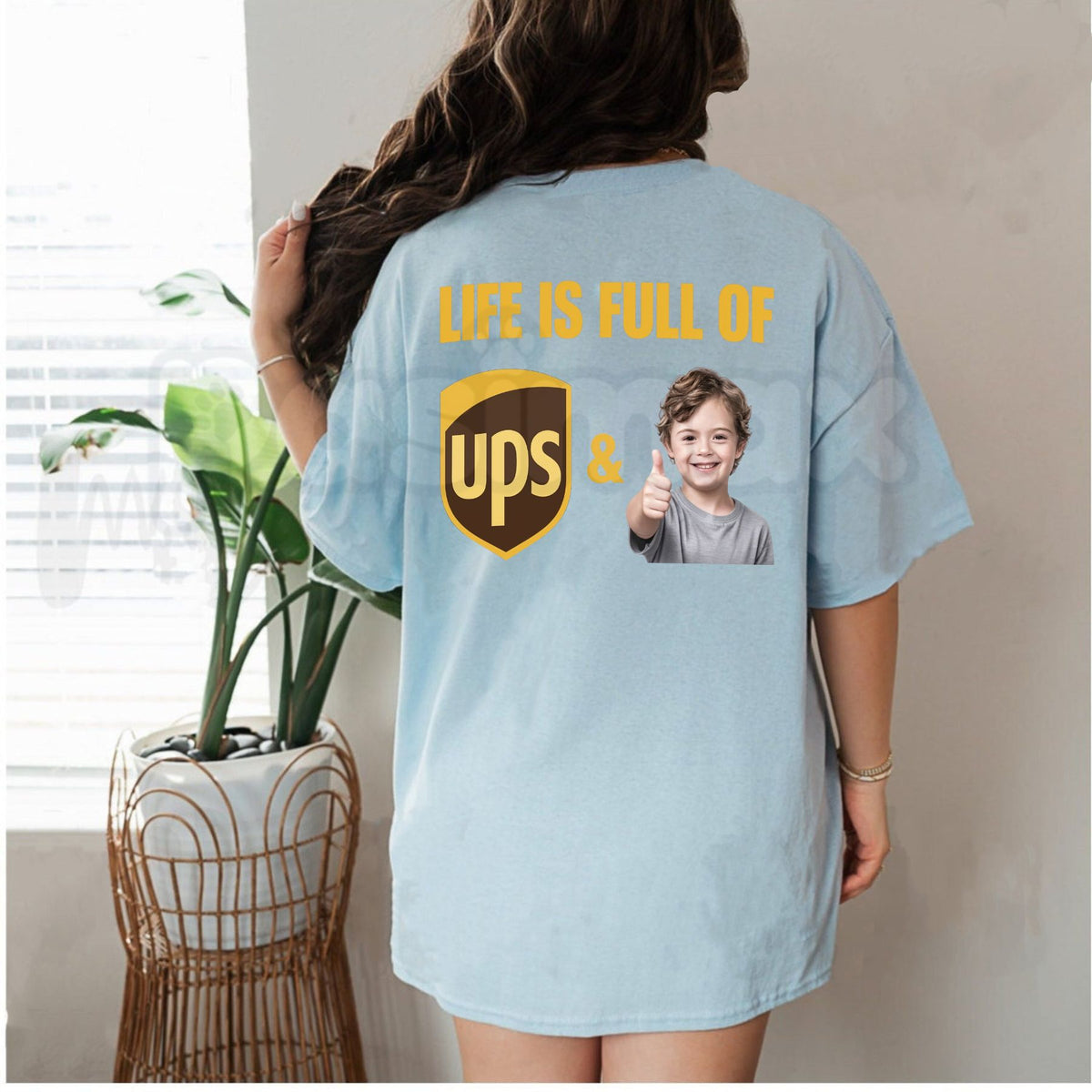 Life Is Full Of UPS & Thumbs Up Kid Meme T-Shirt – Funny Wholesome Humor Tee