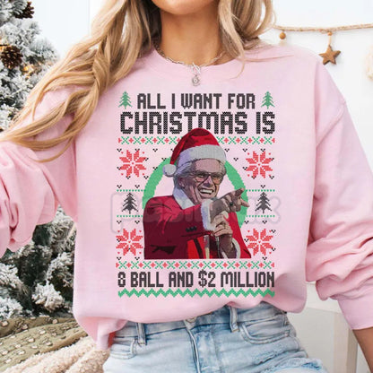 Baby Billy Freeman 'Running in the Halls' Christmas Sweatshirt | Righteous Gemstones Musical Moments Jumper | Ironic Holiday Fan Gear