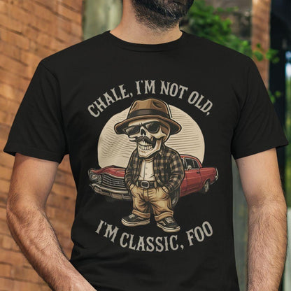 New 2025 Men's Printed T-Shirt - Black 100% Cotton Premium Tee, Durable Short-Sleeve Top