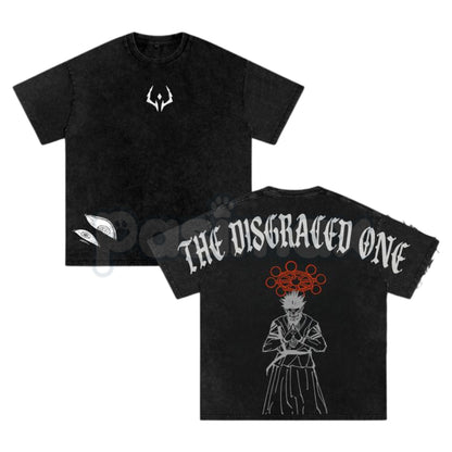 Sukuna “The Disgraced One” Vintage Washed Oversized Gym T-Shirt – Jujutsu Kaisen Graphic Tee