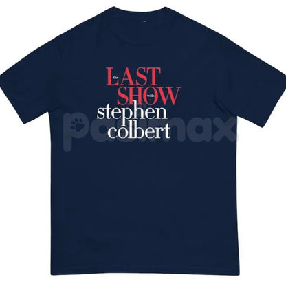 "The Late Show with Stephen Colbert" T-Shirt – Official Style Fan Graphic Tee, Premium 100% Cotton Late Night Comedy Top, Soft Lived-In Heavyweight CBS Tribute Shirt, Made in USA
