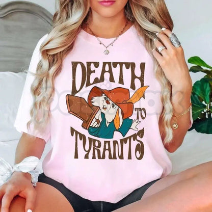 Retro "Robin Hood & Skippy" T-Shirt – Oo-De-Lally Death to Tyrants Family Trip Graphic Tee
