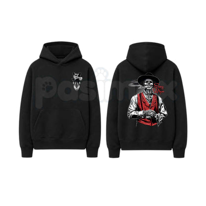 Doc Holliday "Say When" Zombie Hoodie – Vintage Tombstone Gunslinger Graphic Pullover, Old West Undead Outlaw Sweatshirt, Unisex Heavy Blend