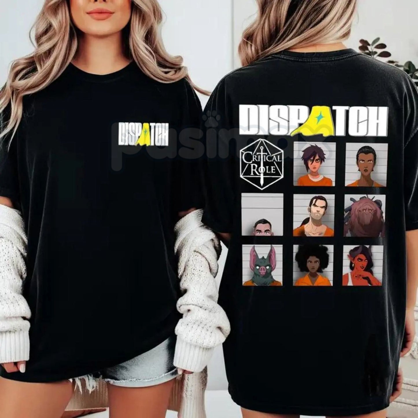 Official Dispatch Game Character Merch – Double-Sided Streetwear Tee, Retro Gaming Hoodie & Sweatshirt