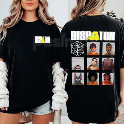 Official Dispatch Game Character Merch – Double-Sided Streetwear Tee, Retro Gaming Hoodie & Sweatshirt