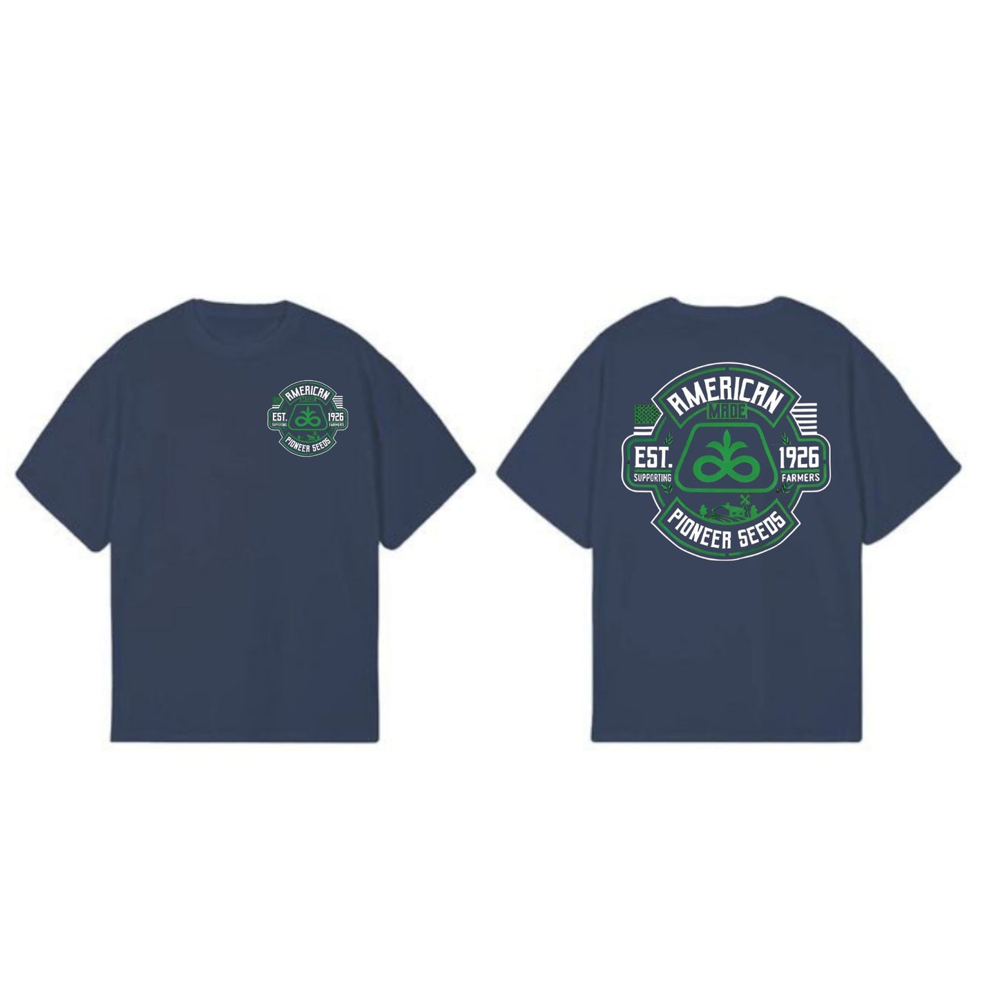 Pioneer Seeds T-Shirt - Farming & Ranching Apparel, American Heritage Graphic Tee