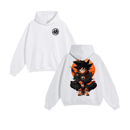 90s Retro Dragon Ball Z Hoodie – Unisex Anime Pullover, DBZ Streetwear, Nostalgic Gift for Him or Her
