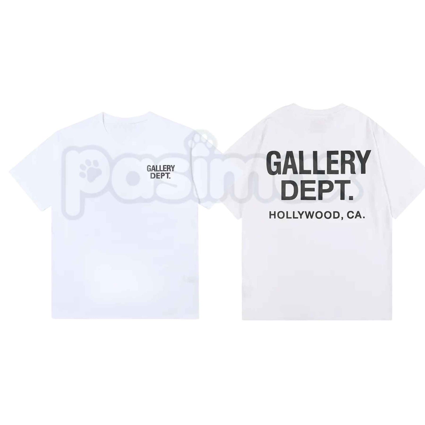 GALLERY DEPT. Classic Letter Slogan Skull Hand T-Shirt – Edgy High-Street Unisex Cotton Graphic Tee