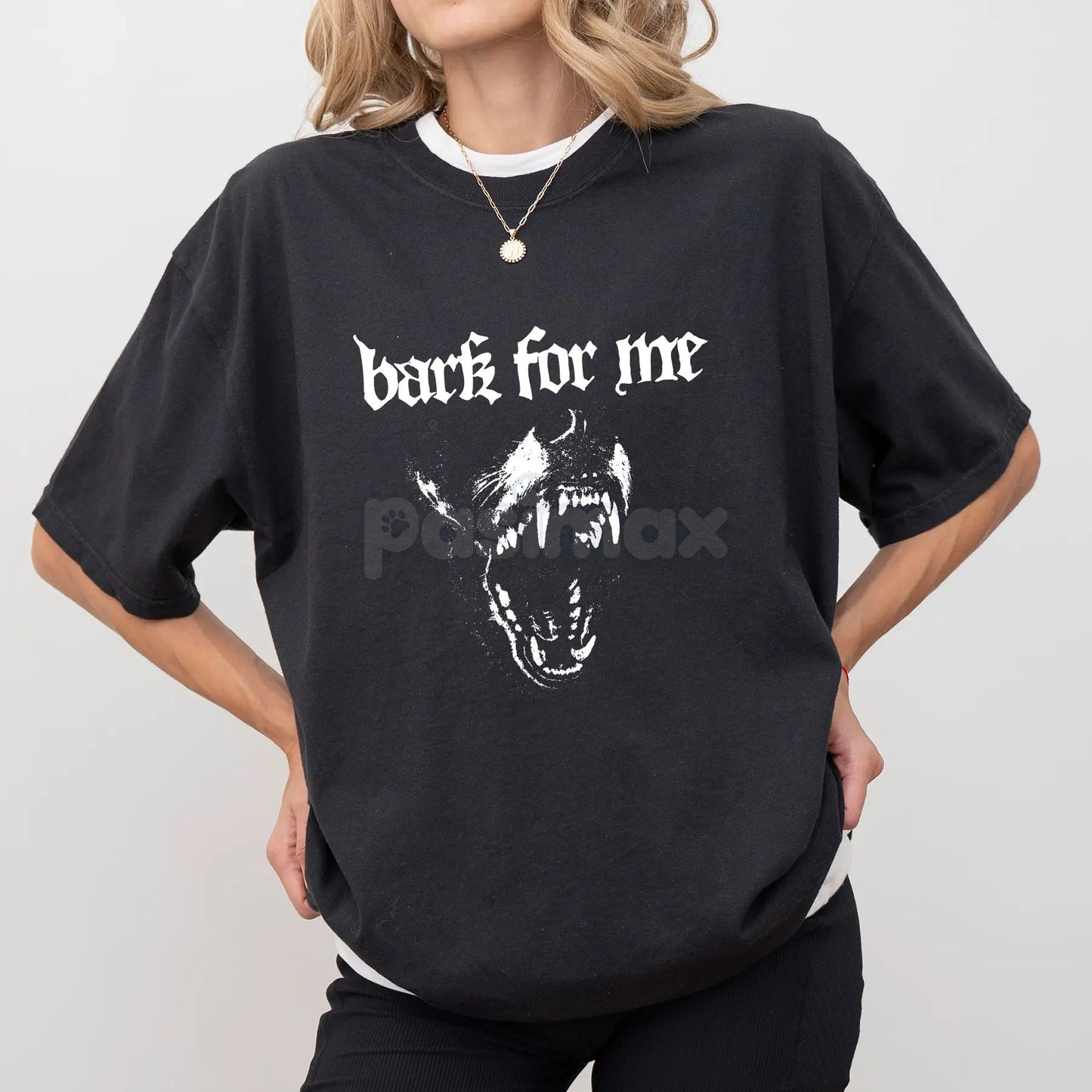 'Bark For Me' Comfort Colors® T-Shirt – Trendy Pop Culture Meme Tee, Vintage Dog Graphic Shirt, Unisex Funny Gift