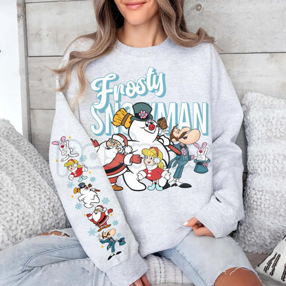 Vintage Frosty The Snowman Sweatshirt – Retro Holiday Cartoon Movie Pullover