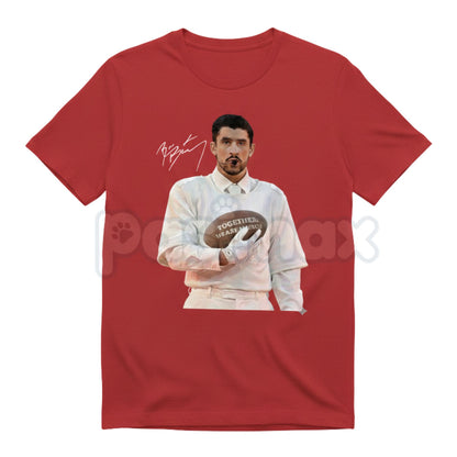 "Benito Gridiron" Football T-Shirt - Bad Bunny Inspired Sports Graphic Tee, Reggaeton Style Varsity Football Shirt, Premium Heavyweight Unisex Streetwear, Vintage Style Latin Music Artist Top, Custom Stadium Apparel for Fans