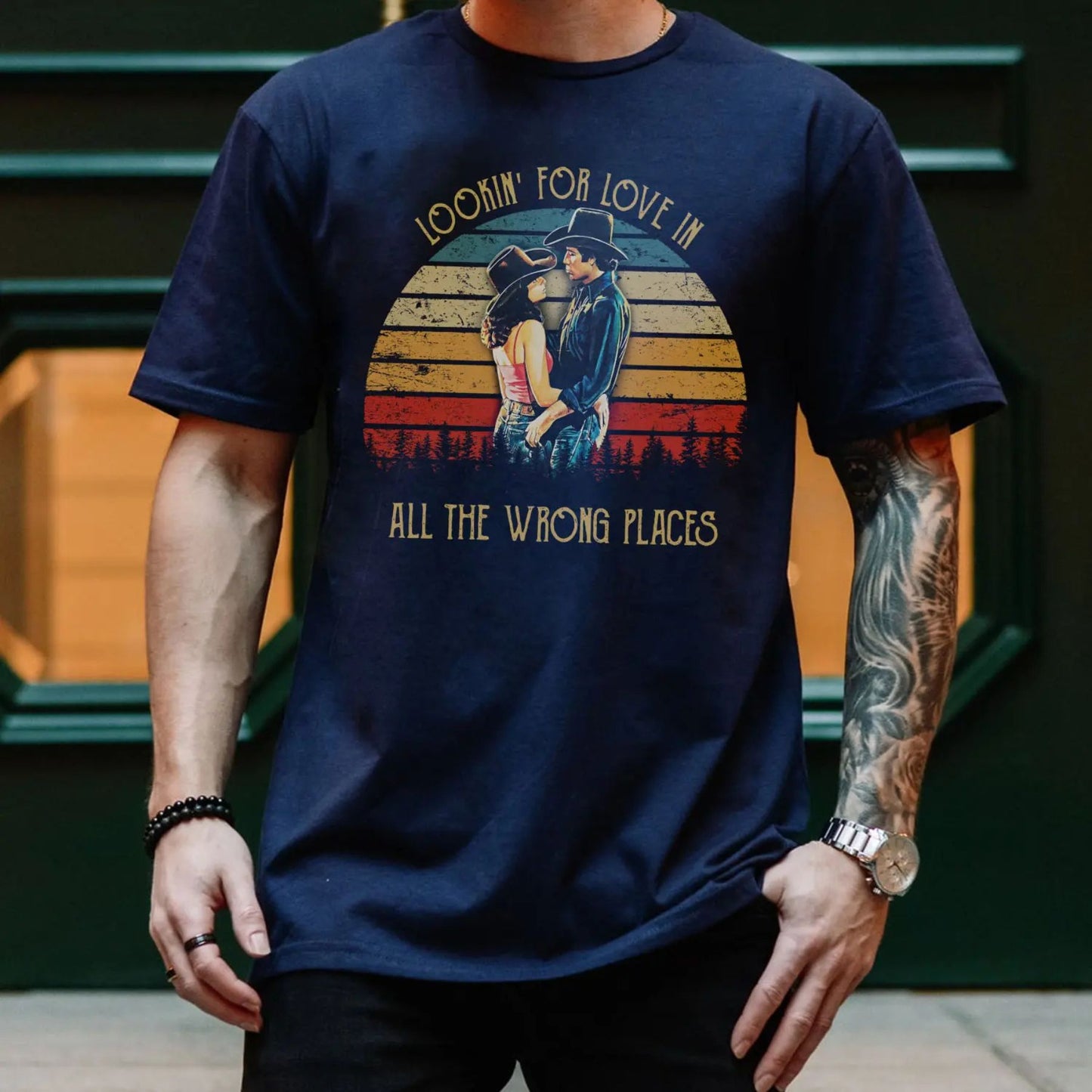 "Urban Cowboy" Vintage Movie T-Shirt - Bud & Sissy Western Retro Tee, Classic Quote Apparel
