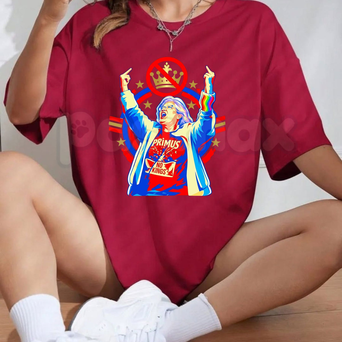 Women's Primus No Kings T-Shirt – Retro Funk Metal Band Graphic Tee