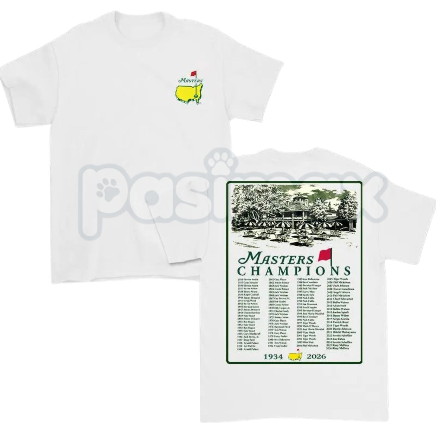 2026 Masters Tournament Augusta T-Shirt – 90th Masters Champions Graphic Tee, Premium 100% Cotton Golf Heritage Top, Soft Lived-In Heavyweight Augusta Commemorative Shirt, Made in USA