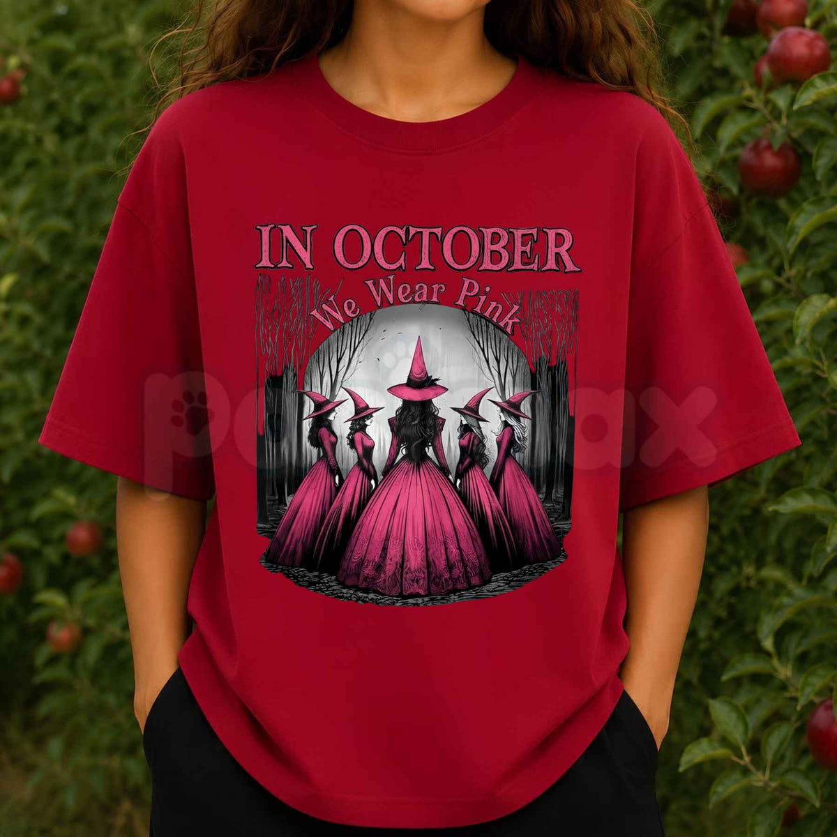 Marok Wear Women's Gothic Witch T-Shirt – Dark Occult Aesthetic Witchcore Top
