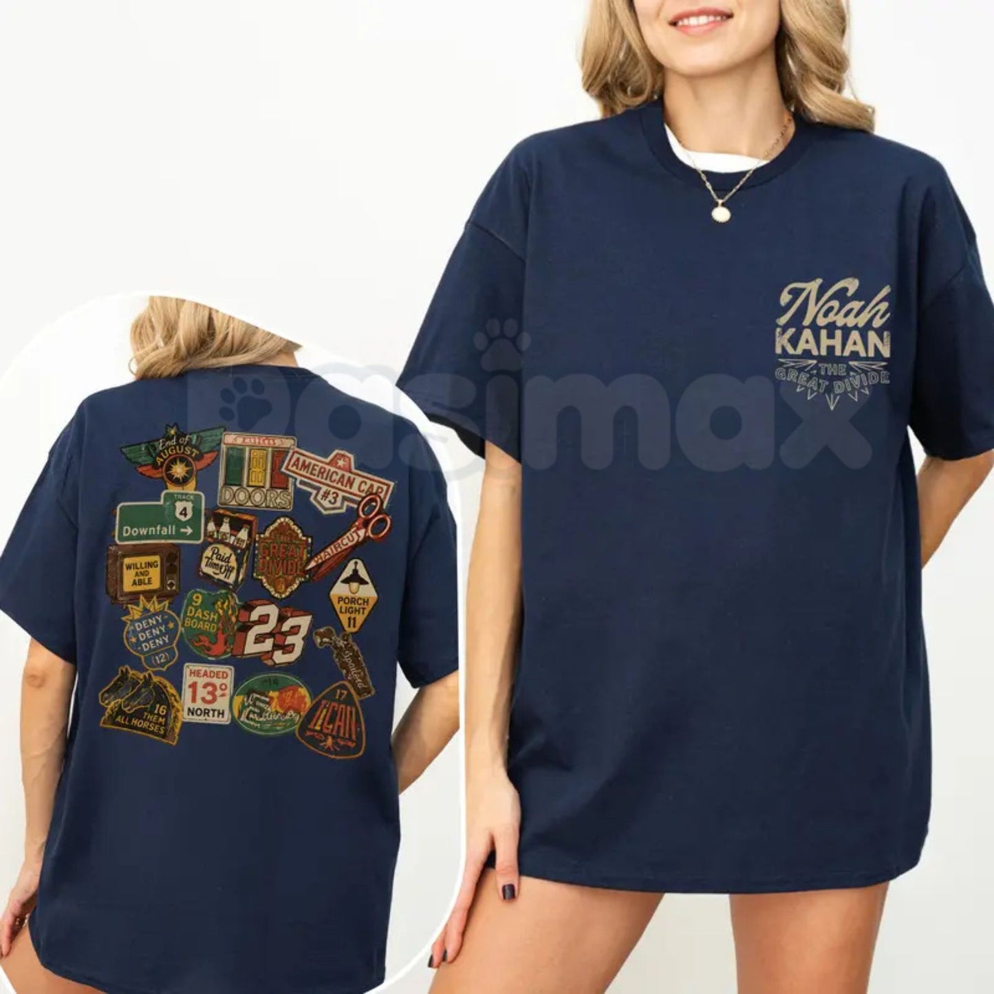 Comfort Colors® Noah Kahan "Porch Light" T-Shirt – Indie Folk Concert Tee, Back Print Lyric Graphic Shirt, Aesthetic Stick Season Fan Apparel