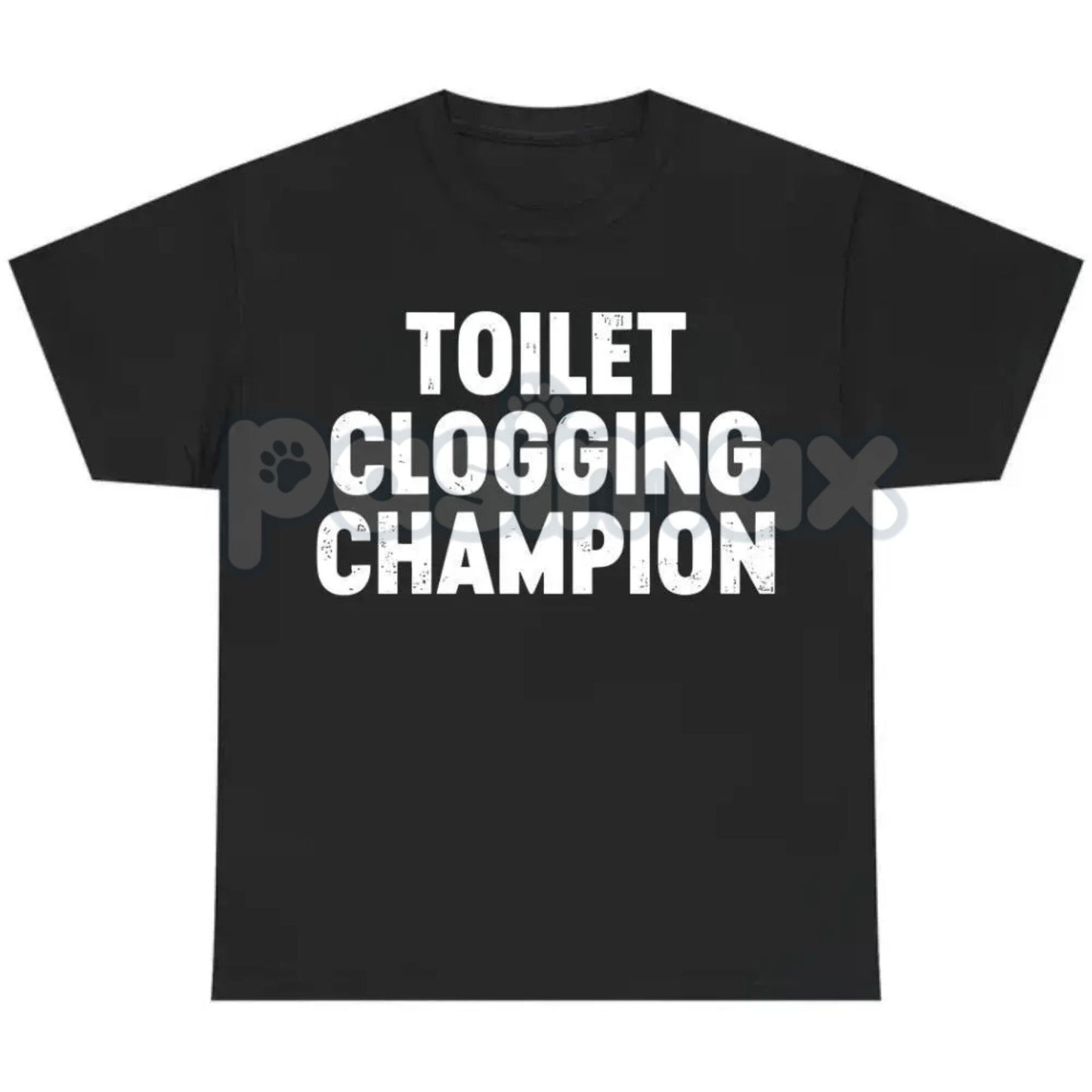 Toilet Champion Tee - Funny Gag Gift Shirt, Humor Graphic T-Shirt, Bathroom King Slogan, Unisex Comedy Apparel