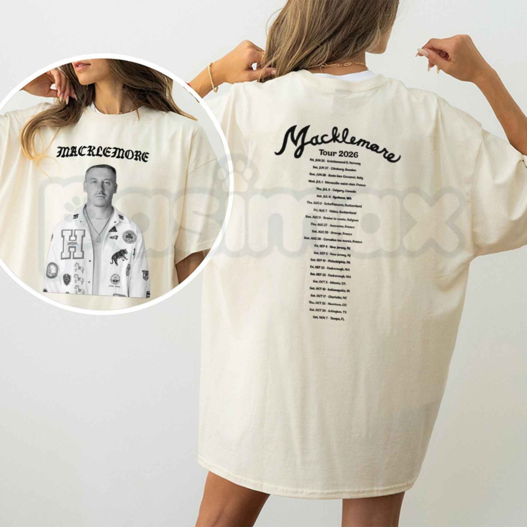 Macklemore World Tour 2026 Concert Tee – Pasimax
