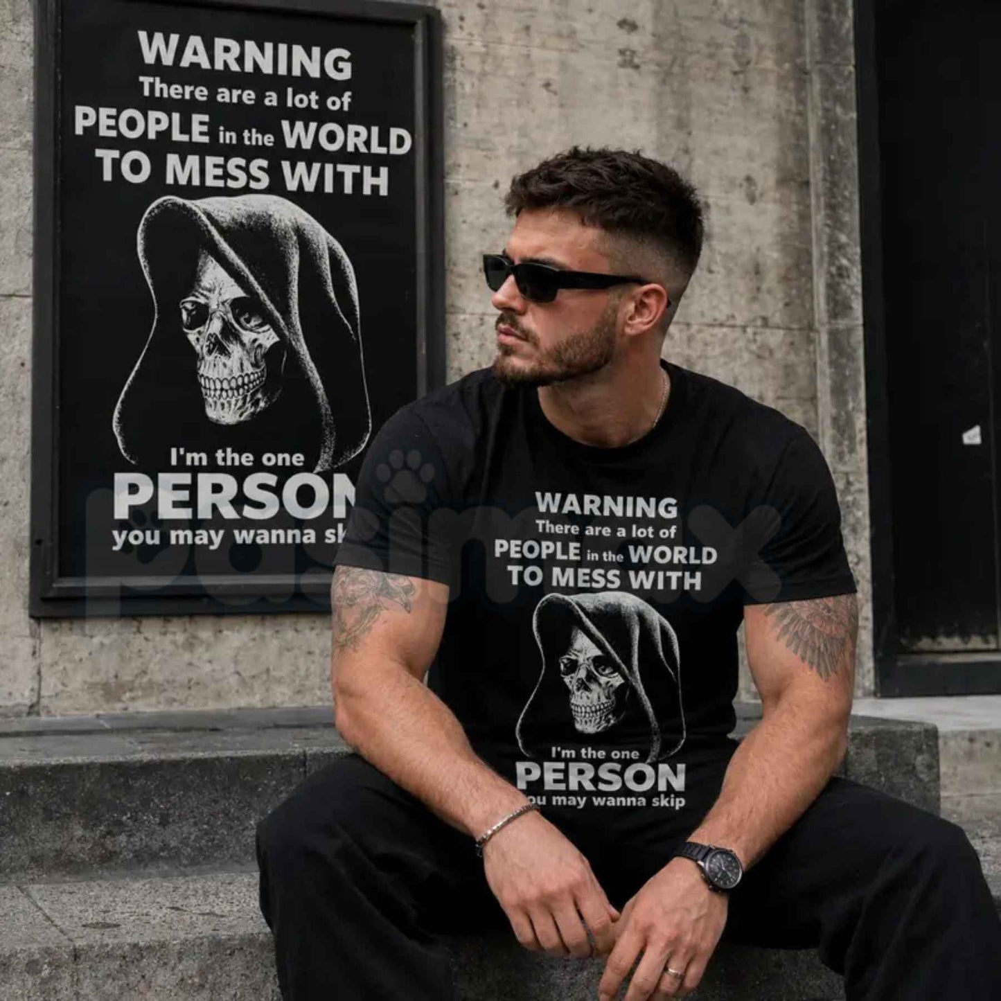 Warning There Are A Lot Of People To Mess With I'm The One You May Wanna Skip T-Shirt – Funny Sarcastic Quote Unisex Cotton Tee