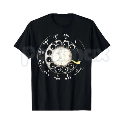 Vintage Rotary Phone Dial Shirt – Retro Analog Technology Hoodie & 100% Cotton Nostalgic Sweatshirt