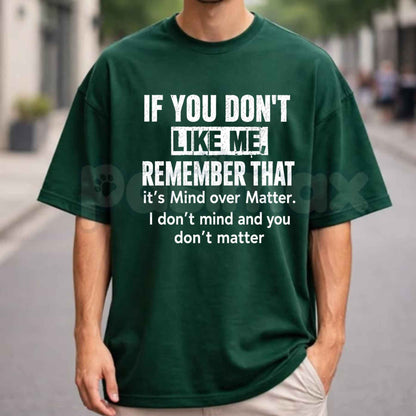 Mind Over Matter T-Shirt – Inspirational Fitness Unisex Cotton Graphic Tee