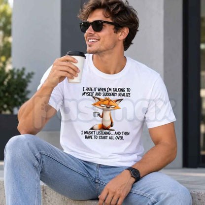 I Talk To Myself Funny T-Shirt – Need Expert Advice Sarcastic Quote Unisex Tee
