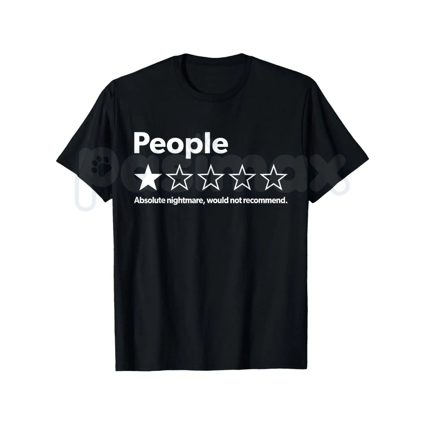 People Absolute Nightmare Shirt – Funny Sarcastic Review Hoodie & Introvert Humor Sweatshirt