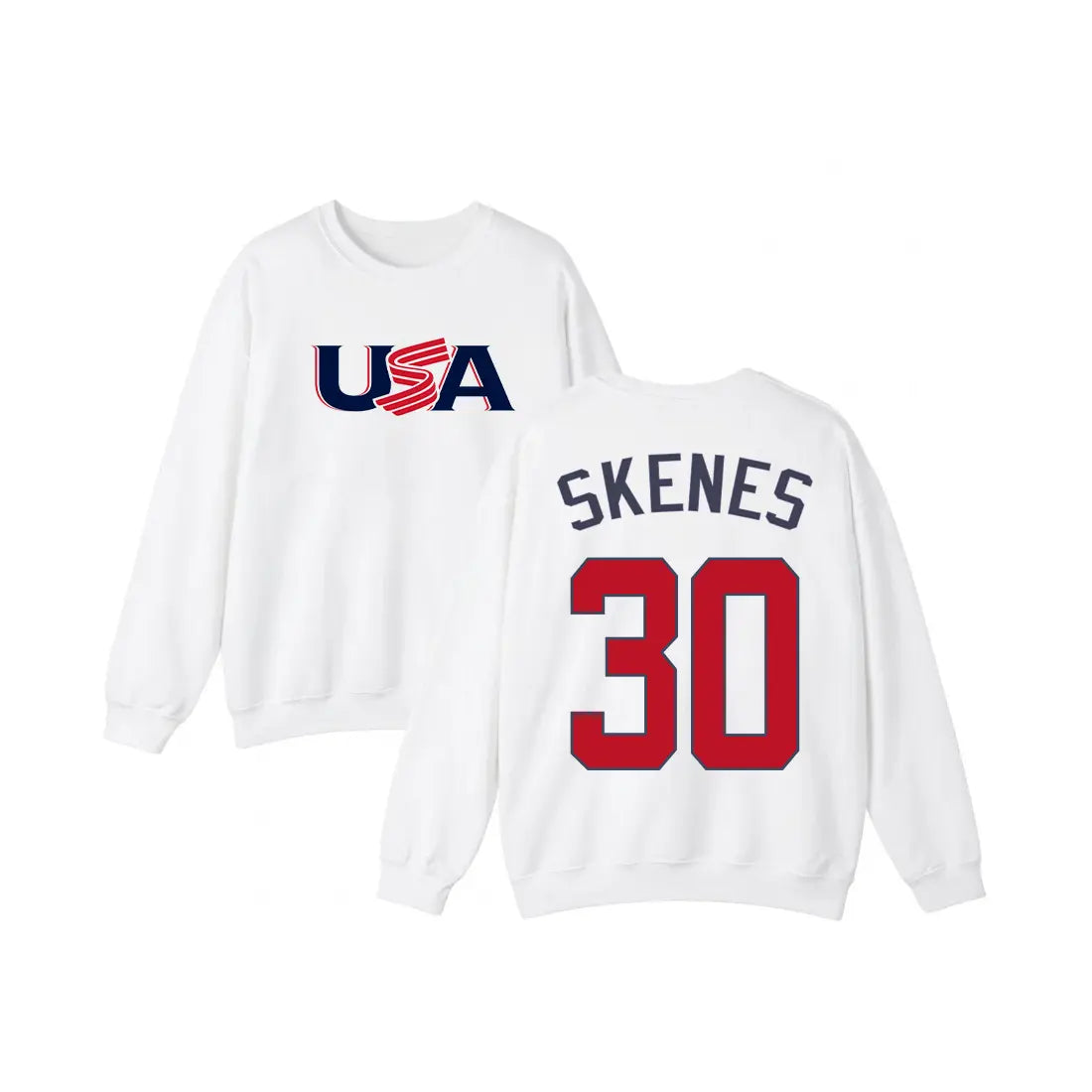 Vintage Team USA Baseball Sweatshirt | 2026 World Baseball Tournament Crewneck | White & Black Colorblock Pullover | Retro American Baseball Jumper | USA Flag Graphic Sports Top | 2026 Game Day Fan Apparel