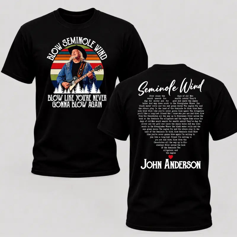 RIP John Anderson Seminole Wind Shirt – 1954-2026 Memorial Tribute Hoodie & Country Legend Sweatshirt