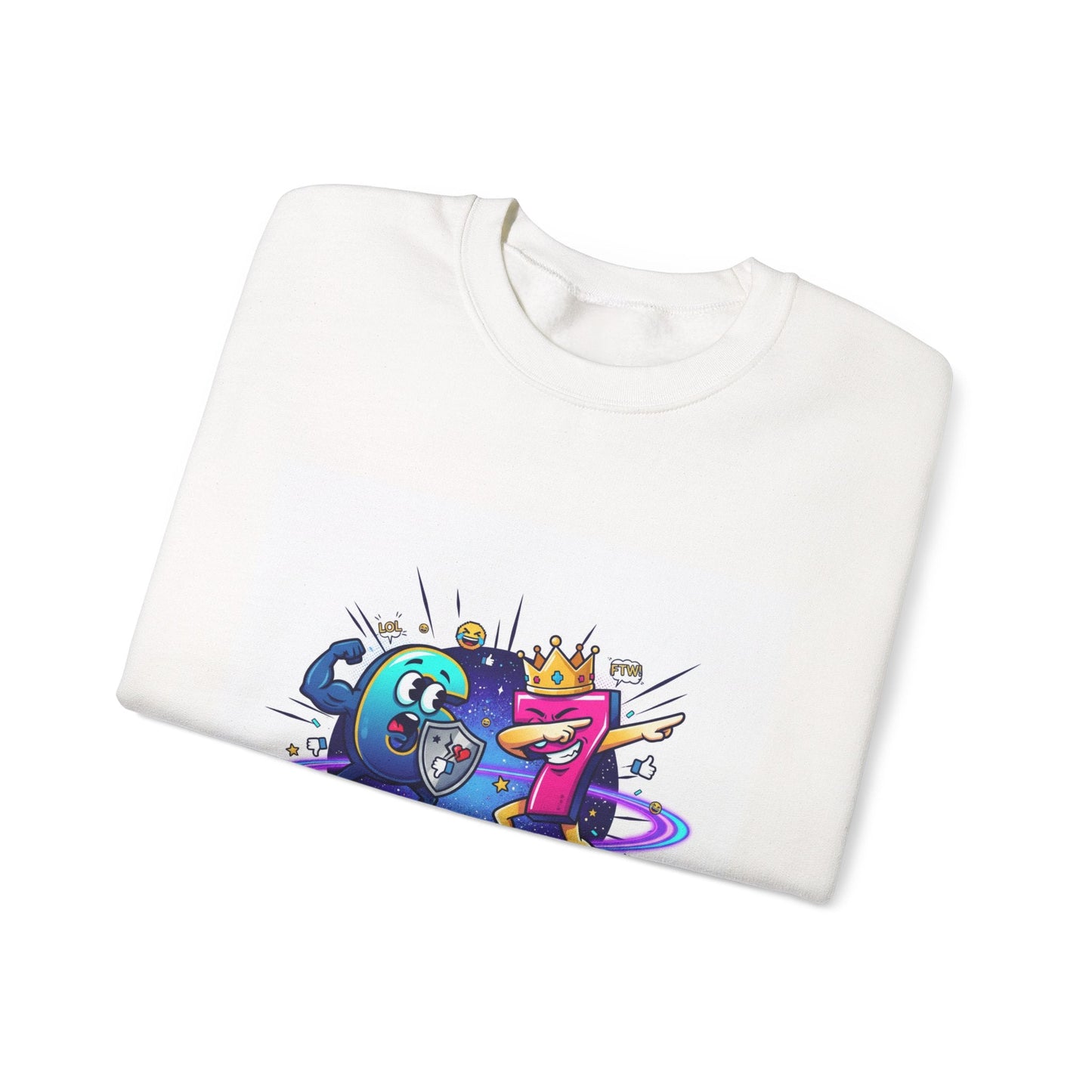 Six Seven Frogs Dabbing Sweatshirt | Meme War Space Frogs Crewneck