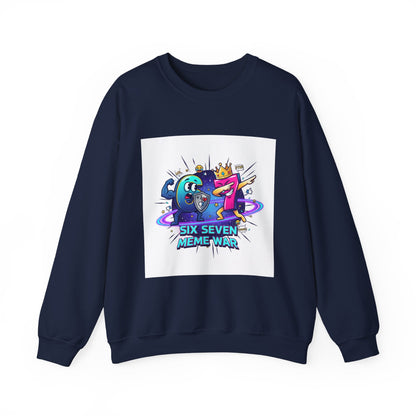 Six Seven Frogs Dabbing Sweatshirt | Meme War Space Frogs Crewneck