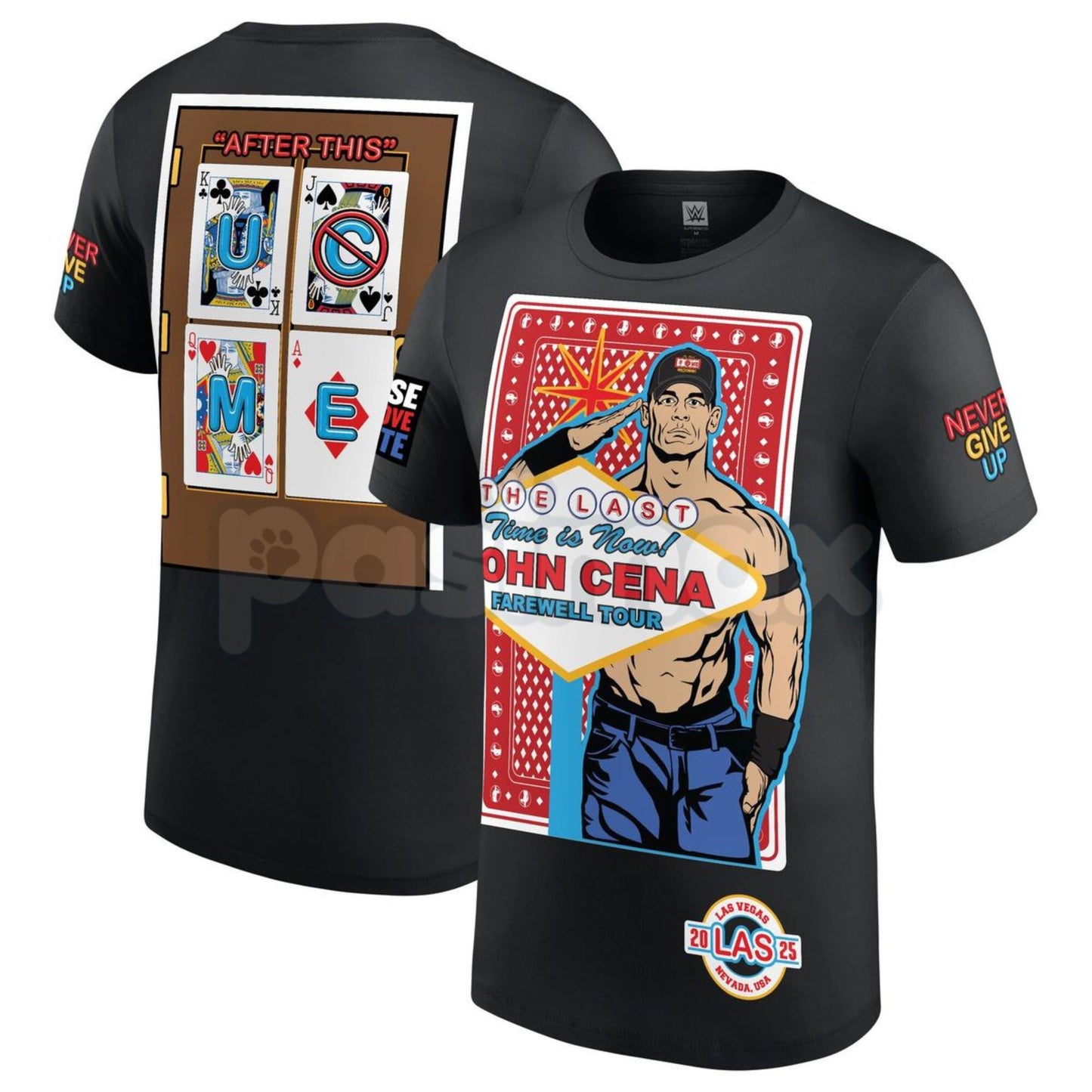 JOHN CENA Farewell Tour 2025 Collection T-Shirt - WWE Wrestling Legend Commemorative Tee, Hustle Loyalty Respect Fan Apparel, Never Give Up Nostalgia Gift