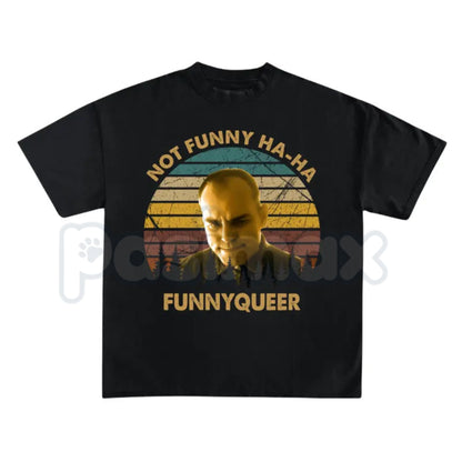 "No Funny Ha-Ha" Vintage Sling Blade T-Shirt – Retro 90s Cult Classic Movie Quote Novelty Graphic Tee