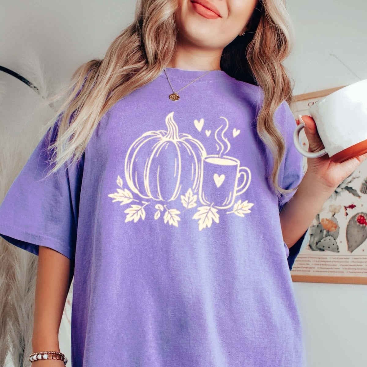 Comfort Colors® Fall Edition Surprise Mystery Graphic T-Shirt – Autunm Mystery Box Unisex Top, Retro Seasonal Blind Bag Gift